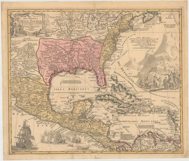Regni Mexicani seu Novae Hispaniae, Ludovicianae, N. Angliae, Carolinae, Virginiae et Pensylvaniae...