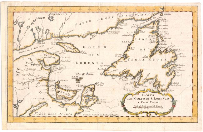 Carta del Golfo di S.Lorenzo e Paesi Vicini