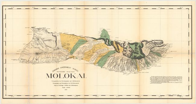 Hawaiian Government Survey. Molokai
