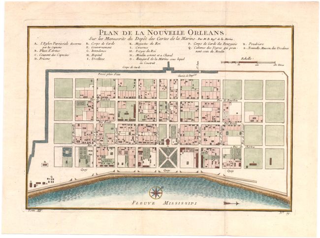 Plan de la Nouvelle Orleans. Sur les Manuscrits du Depot des Cartes de la Marine