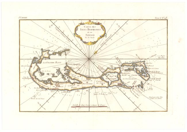 Carte des Isles Bermudes ou de Sommer