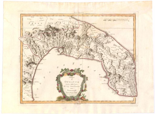Terra d'Otranto tratta dalle Carte del Sigr. Rizzi Zannoni