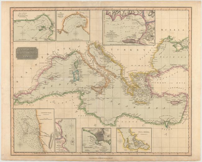 Chart of the Mediterranean Sea