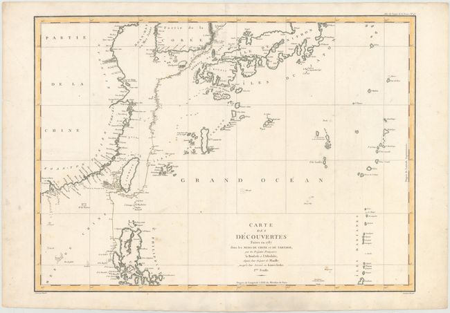 Carte des Decouvertes Faites en 1787 dans les Mers de Chine et de Tartarie, par les Fregates Francaises la Boussole et l'Astrolabe...