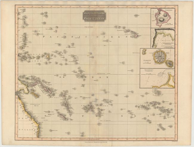 Map of the Islands in the Pacific Ocean