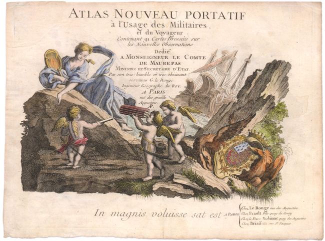 Atlas Nouveau Portatif a l'Usage des Militaires et du Voyageur Contenant 91 Cartes Dressees sur les Nouvelles Observations...