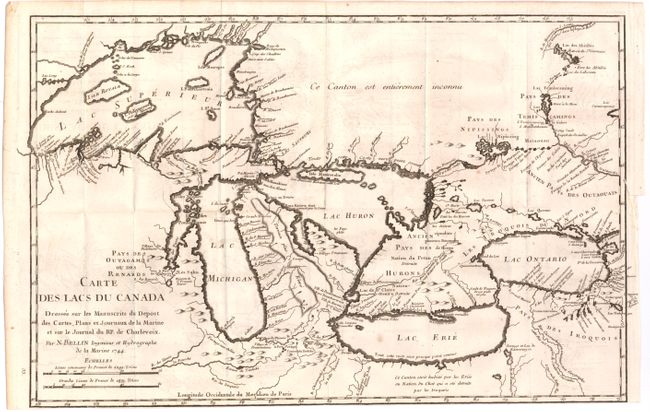 Carte des Lacs du Canada