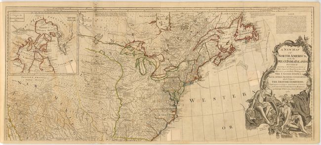 A New Map of North America; with the West India Islands...