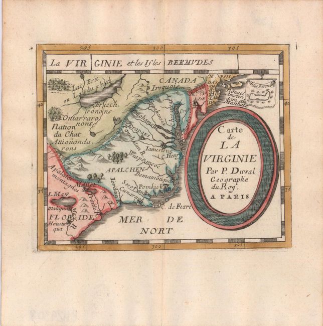 Carte de la Virginie