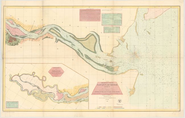 Preliminary Chart of Savannah River Georgia