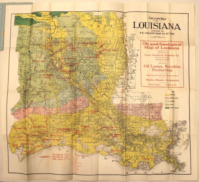 Gallup's Map of Louisiana