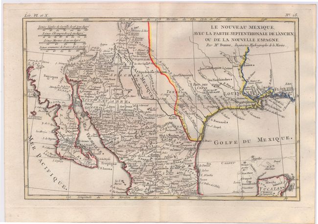 Le Nouveau Mexique avec la Partie Septentrionale de lAncien, ou de la Nouvelle Espagne