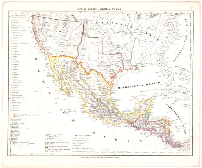 United States, Texas & Mexico