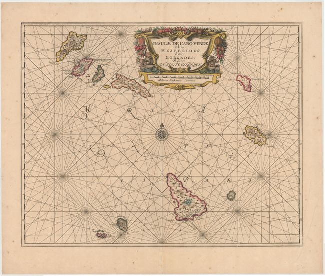 Insulae de Cabo Verde olim Hesperides, sive Gorgades: Belgice de Loute Eylanden