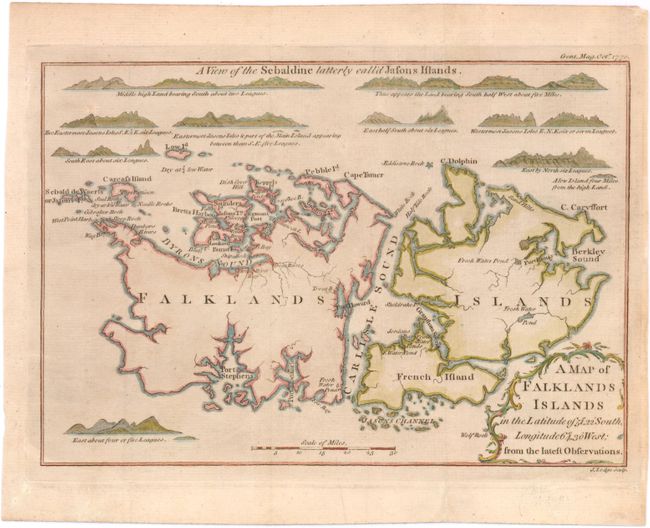 A Map of Falklands Islands