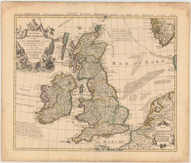 Les Isles Britanniques ou sont le Rme. d'Angleterre Tire de Sped celuy d'Ecosse Tire de Th. Pont , et celuy d'Irlande...
