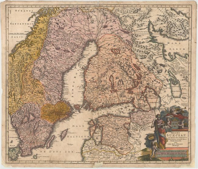 Regni Sueciae in omnes suas Subjacentes Provincias Accurate Divisi Tabula Generalis