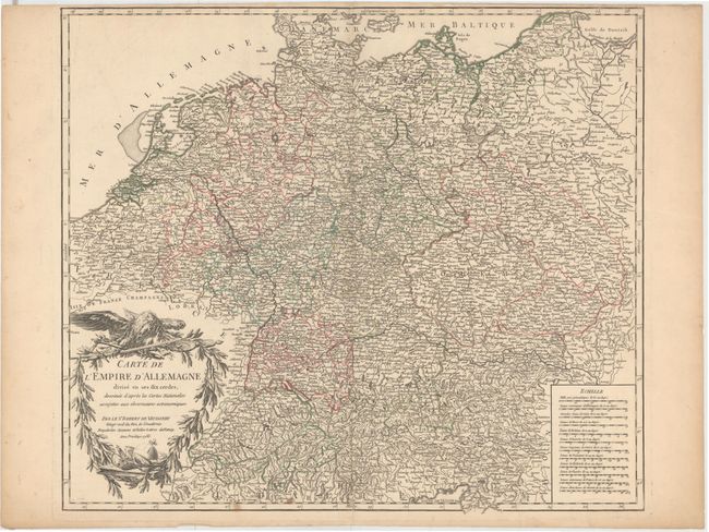 Carte de l'Empire d'Allemagne Divise en ses Dix Cercles...
