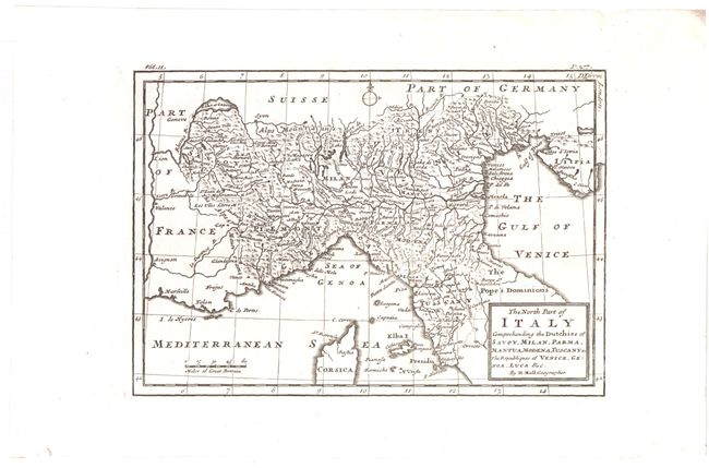 The North Part of Italy Comprehending the Dutchies of Savoy, Milan, Parma, Mantua, Modena, Tuscany &c. The Republiques of Venice, Genoa, Luca &c.