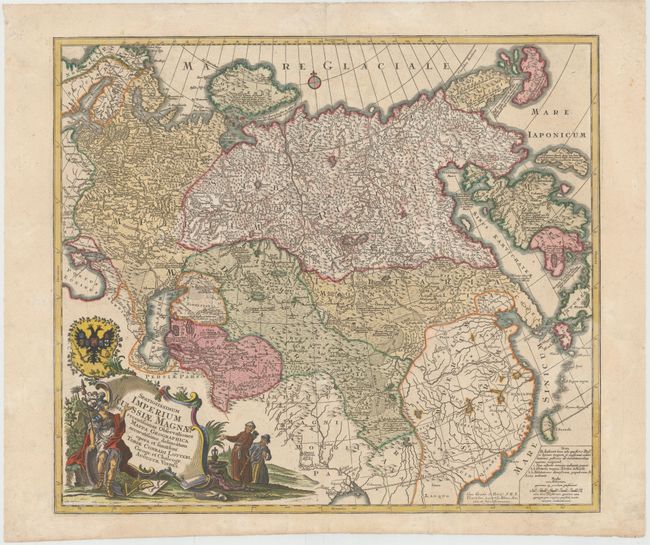 Spatiosissimum Imperium Russiae Magnae juxta Recentissimas Observationes Mappa Geographica...