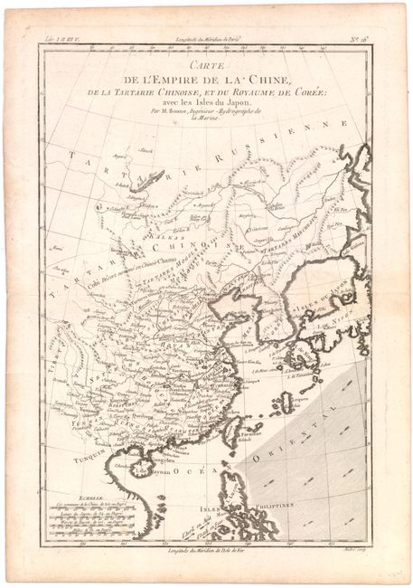 Carte de l'Empire de la Chine, de la Tartarie Chinoise, et du Royaume de Coree: avec les Isles du Japon