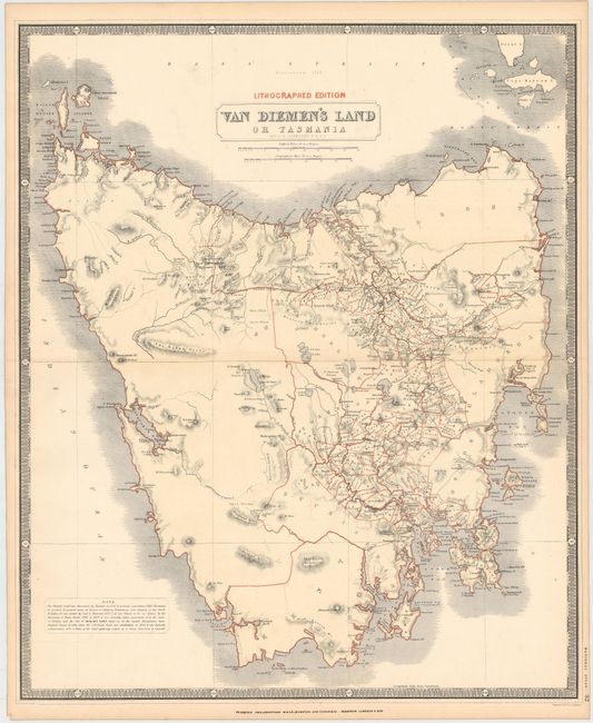 Van Diemen's Land or Tasmania