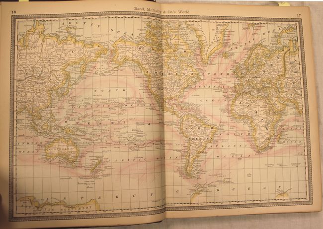 Rand, McNally & Co.'s Improved Indexed Business Atlas and Shippers' Guide. Containing Large Scale Maps of the Dominion of Canada, Old Mexico, Central America, Cuba, and the Several States and Territories of the United States...