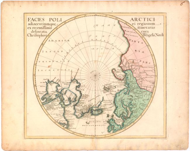 Facies Poli Arctici adiacentiumque ei regionum ex recentissimis itinerariis delineata