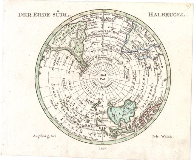 Der Erde Sudl: Halbkugel