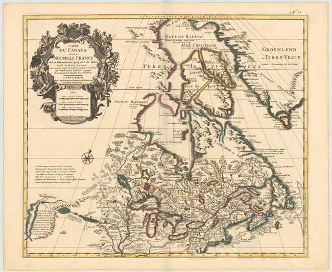 Carte du Canada ou de la Nouvelle France et des Decouvertes qui y ont ete Faites...