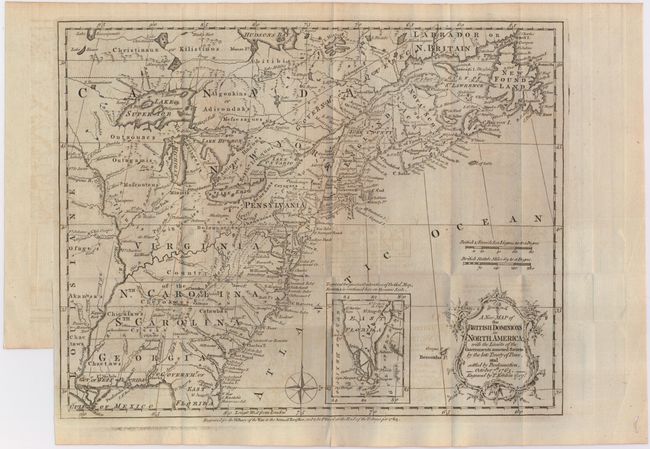 A New Map of the British Dominions in North America; with the Limits of the Governments Annexed thereto by the Late Treaty of Peace, and Settled by Proclamation, October 7th, 1763