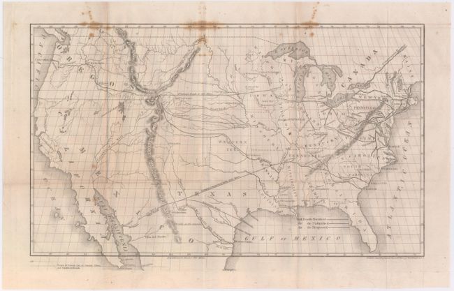 [ Map of Proposed Routes of Western Railroads]
