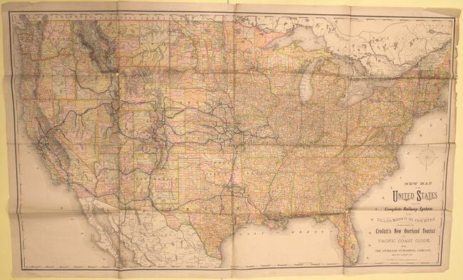 New Map of the United States Showing the Complete Railway System of the Trans-Missouri Country...