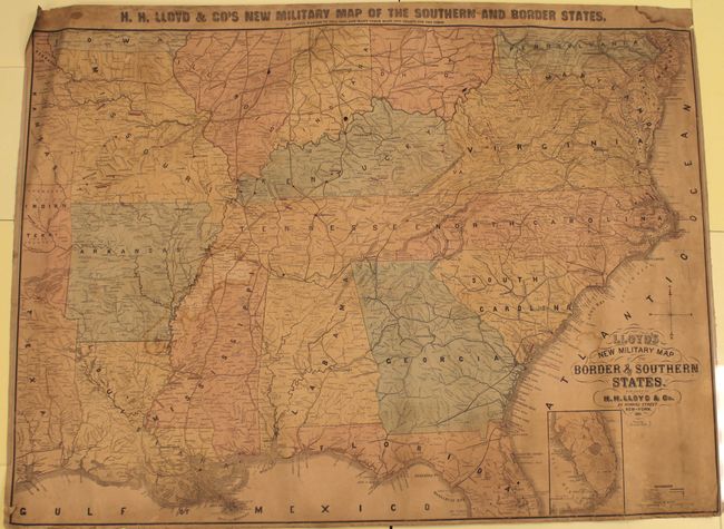 Lloyd's New Military Map of the Border & Southern States