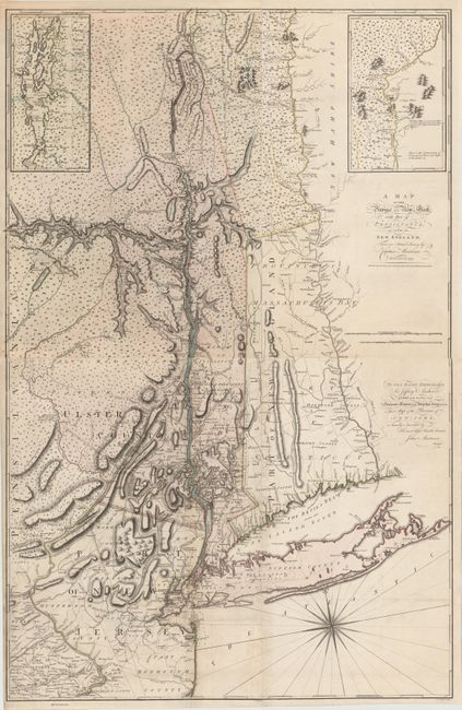 A Map of the Province of New York, with Part of Pensilvania, and New England