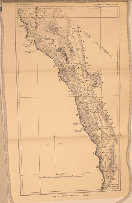 Geology and Water Resources of Owens Valley, California