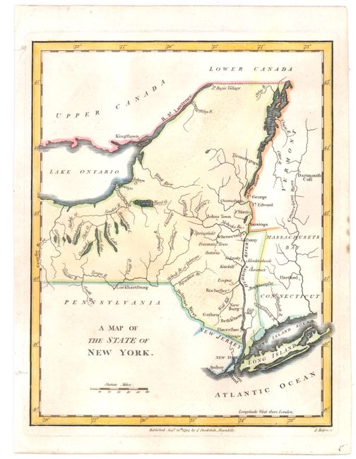 A Map of the State of New York