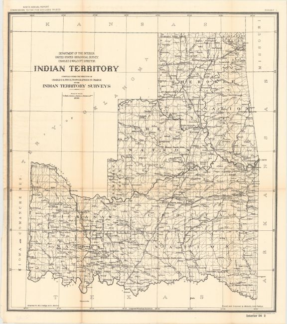 Indian Territory Compiled Under the Direction of Charles H. Fitch