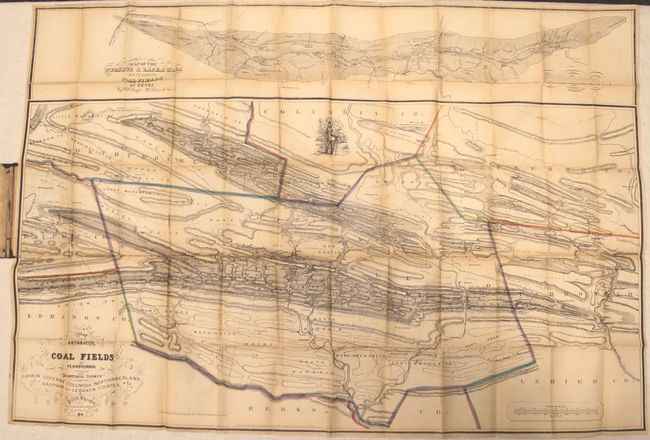 A Map of the Anthracite Coal Fields of Pennsylvania Embracing All of Schuylkill County... [on sheet with] Map of the Wyoming and Lackawana Anthracite Coal Fields of Penna.