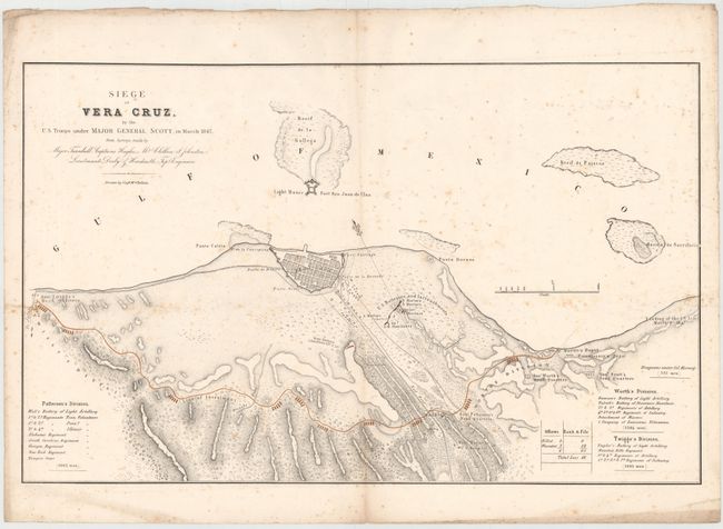 Siege of Vera Cruz, by the U.S. Troops under Major General Scott, in March 1847...