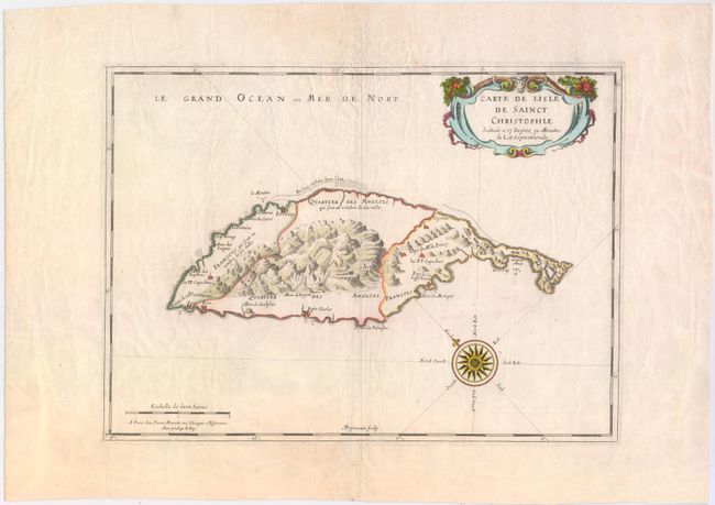 Carte de Lisle de Sainct Christophle...