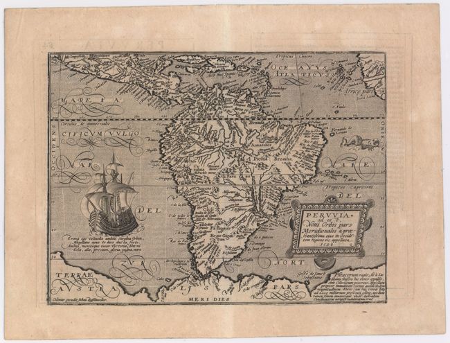 Peruvia id est, Novi Orbis pars Meridionalis a praestantissima eius in Occidetem Regione sic Appellata