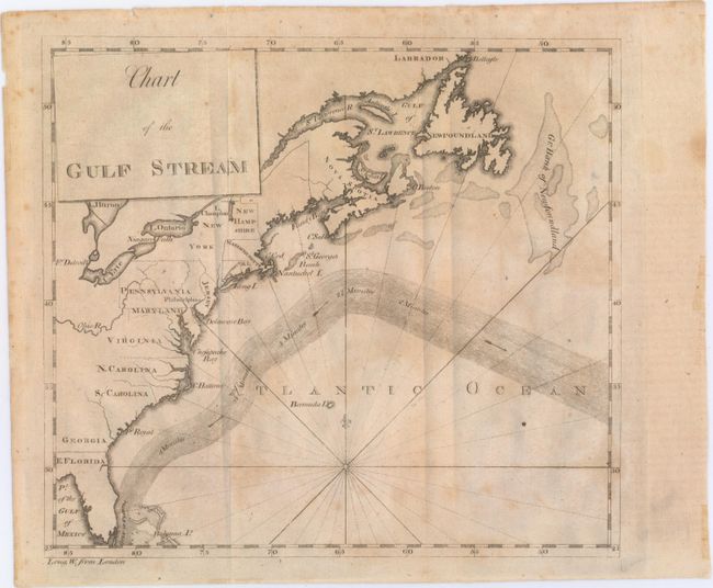 Chart of the Gulf Stream