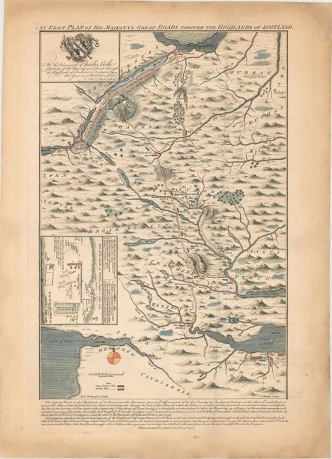 An Exact Plan of His Majesty's Great Roads Through the Highlands of Scotland