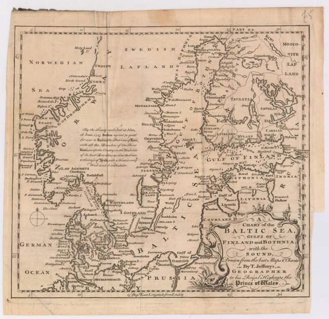 A Chart of the Baltic Sea, Gulfs of Finland and Bothnia, with the Sound, Drawn from the Best Maps & Charts