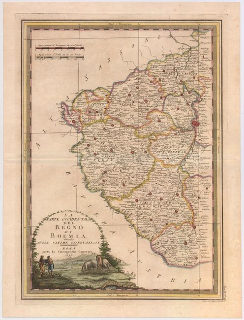 La Parte Occidentale del Regno di Boemia Delineata Sulle Ultime Osservazioni