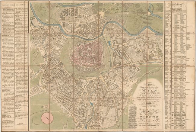 Neuester Plan der Haupt und Residenz Stadt Wien und Dessen Vorstaedten... / Plan de la Ville de Vienne et Ses Faubourgs...