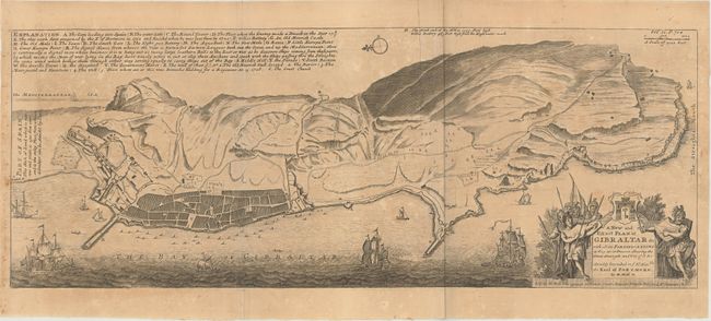 A New and Exact Plan of Gibraltar &c with all its Fortifications as They are at Present...