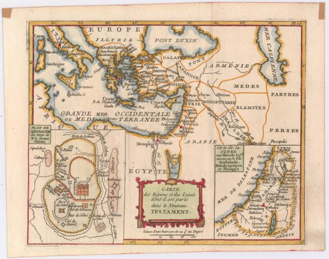 Carte des Regions et des Lieux dont il est Parle dans le Nouveau Testament