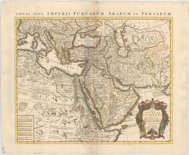 Carte de la Turquie de l'Arabie et de la Perse. Dressee sur les Memoires les Plus Recens Rectifiez...
